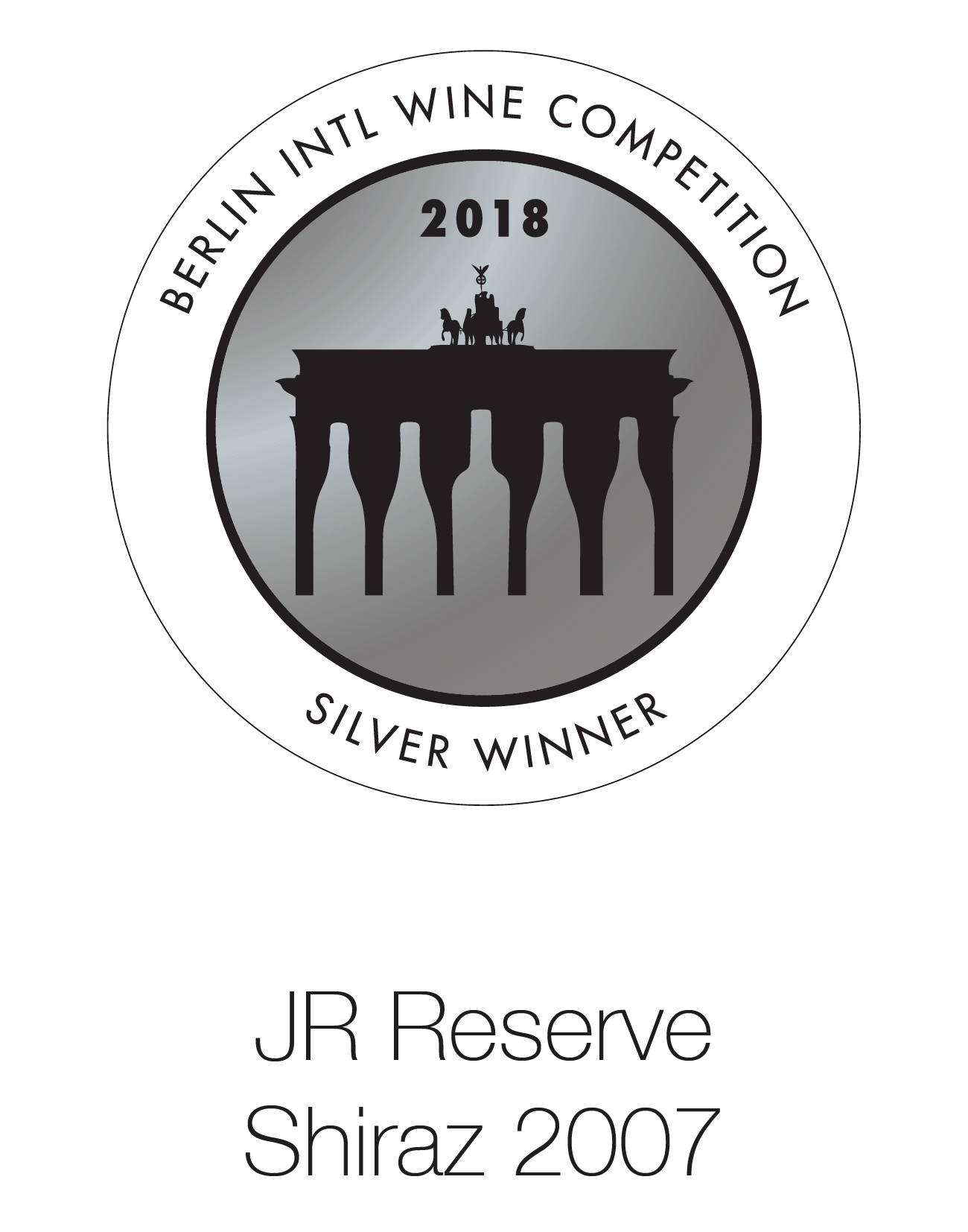 JR Reserve Shiraz 2007 - Berlin International Wine Competition 2018