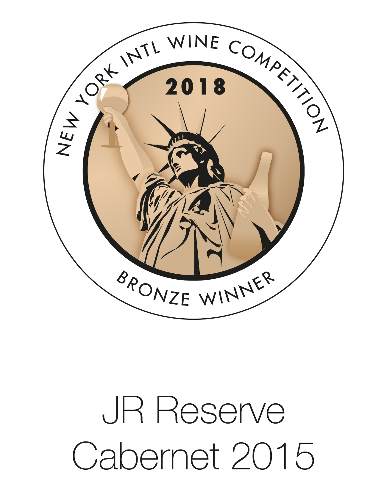 JR Reserve - Cabernet Sauvignon 2015 - New York Intl Wine Competition 2018