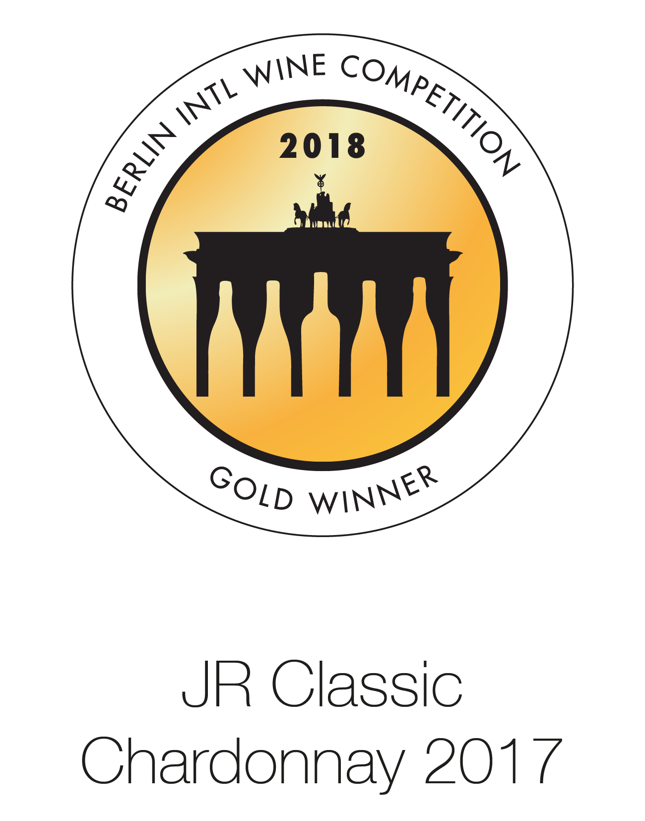 JR Classic - Chardonnay 2017 - Berlin International Wine Competition 2018