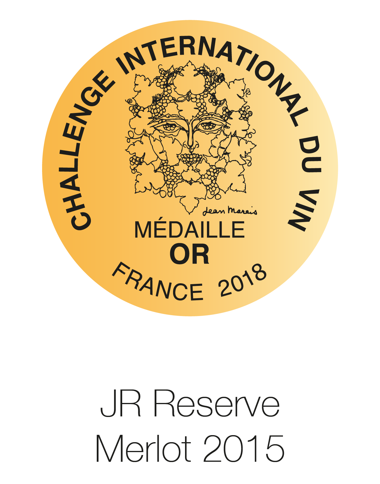 JR Reserve - Merlot 2015 - Challenge international Du Vin 2018